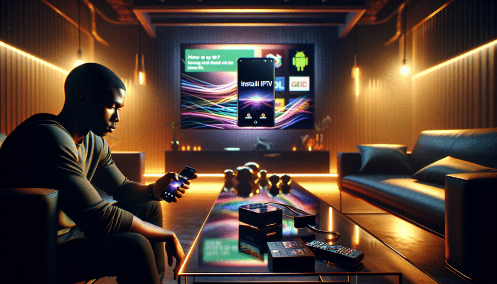 how to install IPTV on Android illustration