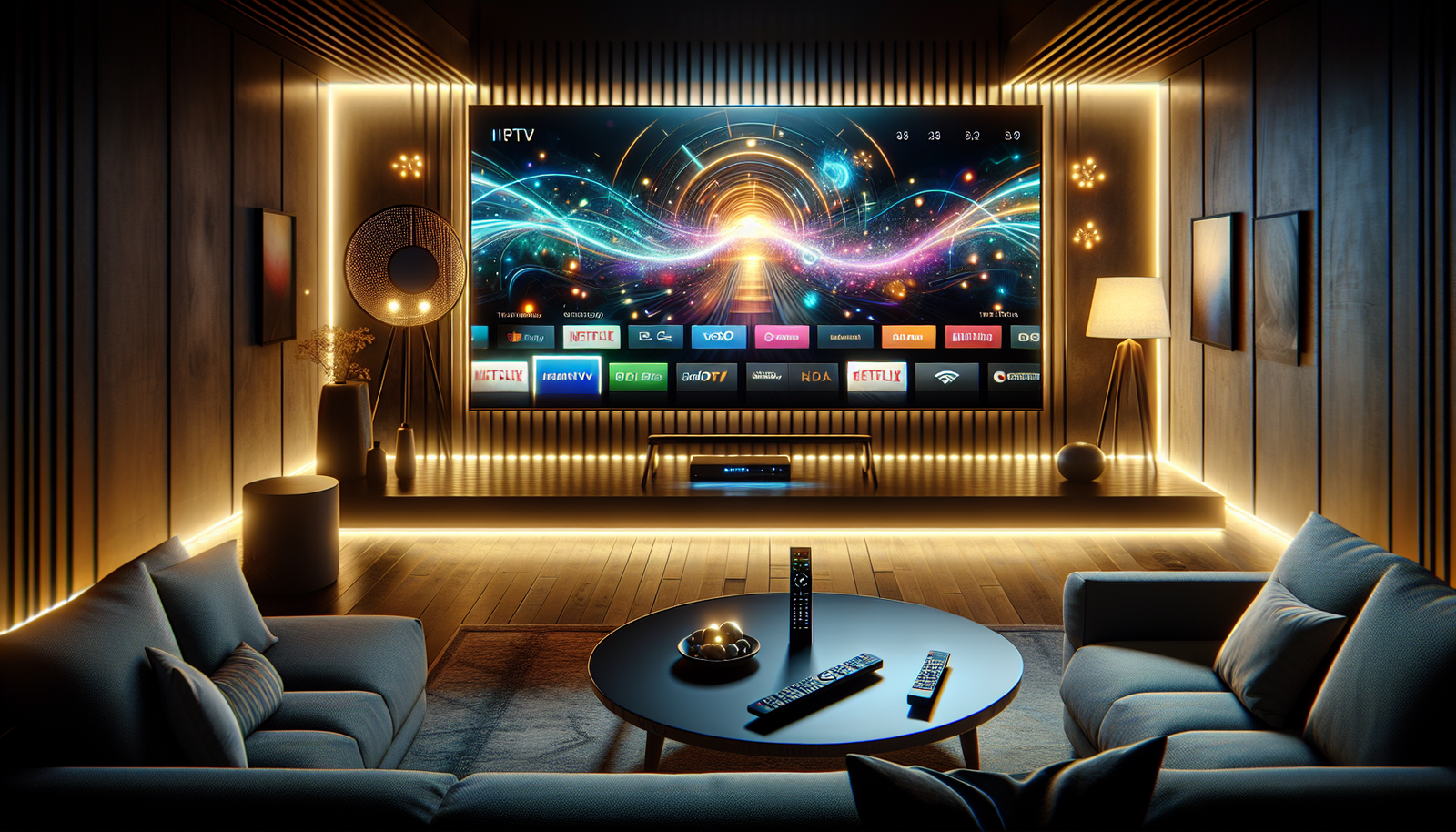 how to set up IPTV on Smart TV illustration