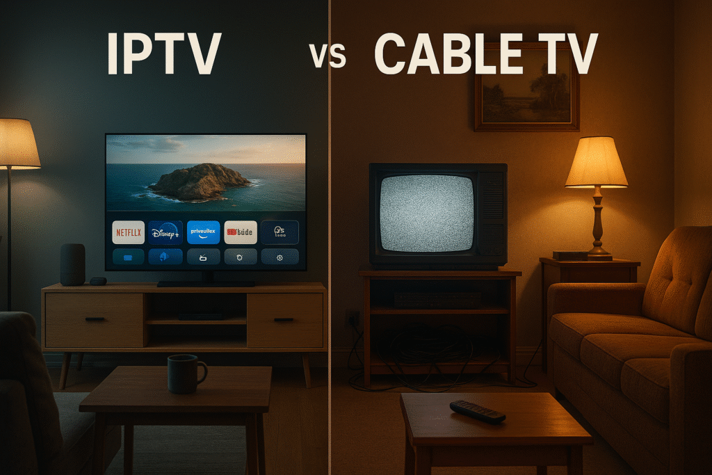 IPTV vs cable TV which is better illustration
